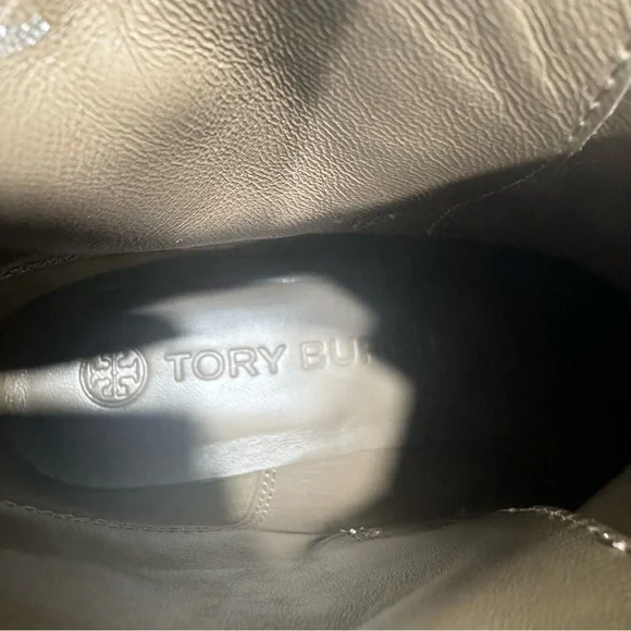 New Tory Burch Brooke Buckle Brown Suede Ankle Boots Size 8 - Picture 8 of 13